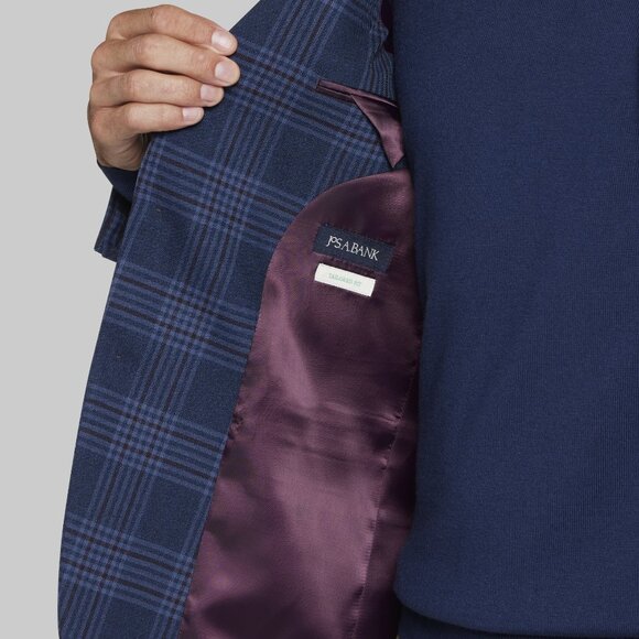 NEW Jos. A. Bank Tailored Fit Plaid Sport coat - Picture 3 of 5